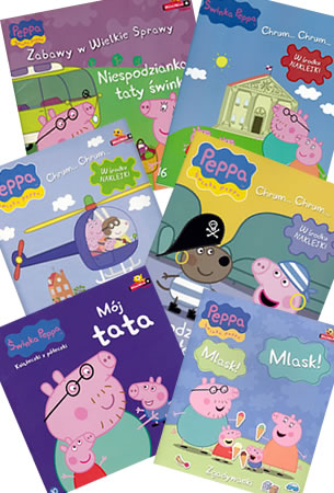 in Polacco: pacchetto 8 libri di Peppa Pig